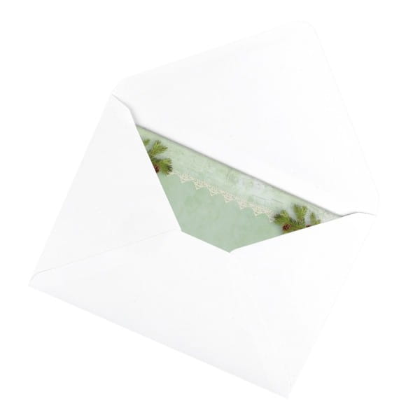 Motiv-Grußkarten, Christrosen-Rahmen, 11,5cm x 16,5cm, 5 Farben, inkl. Umschläge, 10 Stück