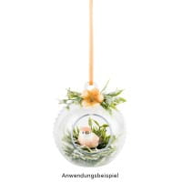Deko-Federvögel, 5cm x 2,4cm x 2,3cm, 5 verschiedene Farben, 10 Stück