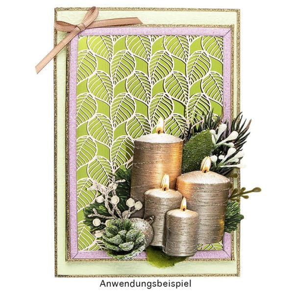 3-D Motive, Adventskerzen, 7,5-9,5cm, 10 Motive