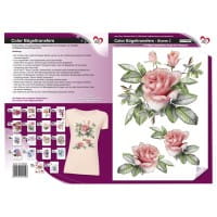 Color Bügeltransfers, DIN A4, Blumen 2