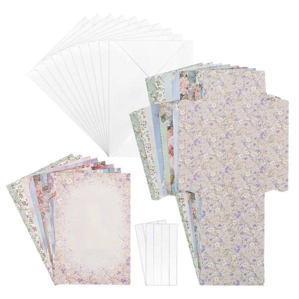 Geschenktaschen-Grußkarten, Frühling/Sommer, 16,4 cm hoch, 8 Stück