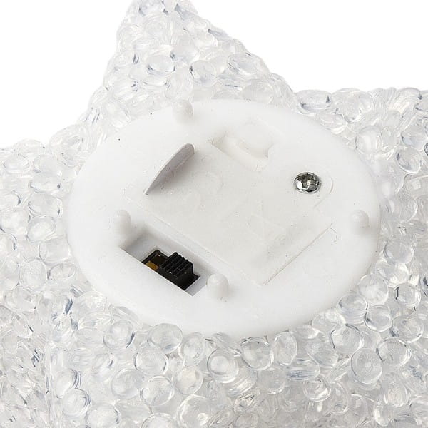LED-Stern mit Timer, 8cm x 8cm x 5cm, warmweiß, inkl. Batterien