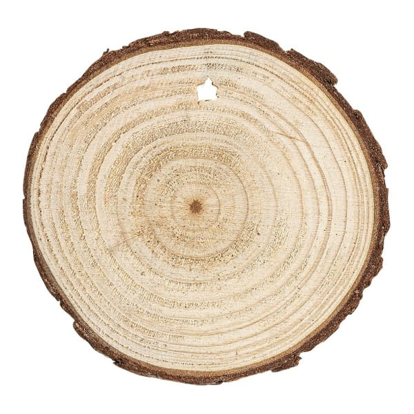 Baumscheiben, Ø 8cm bis 9cm, 0,6cm stark, 25 Stück