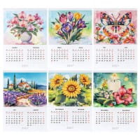ExklusivBox: Diamond-Painting-Wandkalender für 2027 & 2028, 4-teilig
