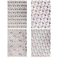 Deko-Karton, Unique, Ostern, DIN A4, 250 g/m², 4 Designs in 5 Farben, 20 Bogen