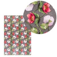 Reispapiere, Blüten 14, DIN A4, 30g/m², 2 verschiedene Designs