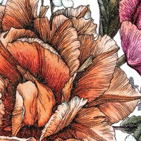 Color Bügeltransfer, Glitzer, DIN A4, Blumen 8