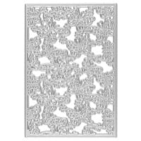 Stanzschablone, Kartenaufleger Schmetterlinge, 13,7cm x 9,3cm