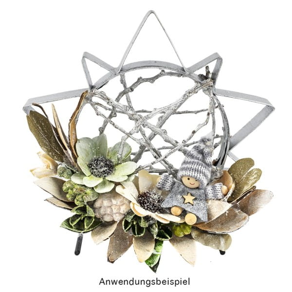 Wald-Deko, Äste, 10-20cm, 30g, silber