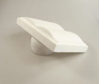 Styropor-Buch mit Steckfuß, 2-teilig, 13,5 x 19,5 x 3,5cm
