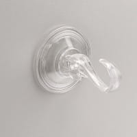 Vakuum-Saugnapf-Haken, 6,8cm x 9,5cm x 3,7cm, Tragkraft 5kg, transparent, 4 Stück