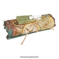 Holzklammern, 3,5cm x 0,7cm, weiß, 100 Stück