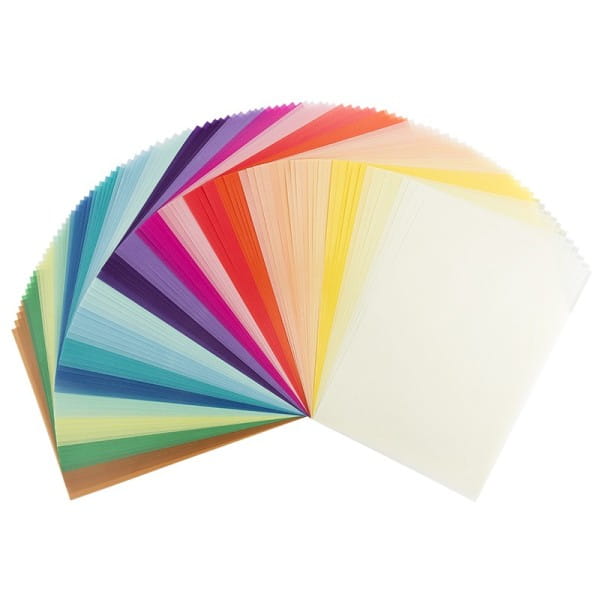Transparentpapiere, DIN A4, 20 verschiedene Farben, 130g/m², 100 Stück