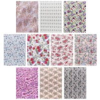 Motiv-Transparentpapiere Deluxe, DIN A4, 150g/m², verschiedene Designs, geprägt, 10 Bogen