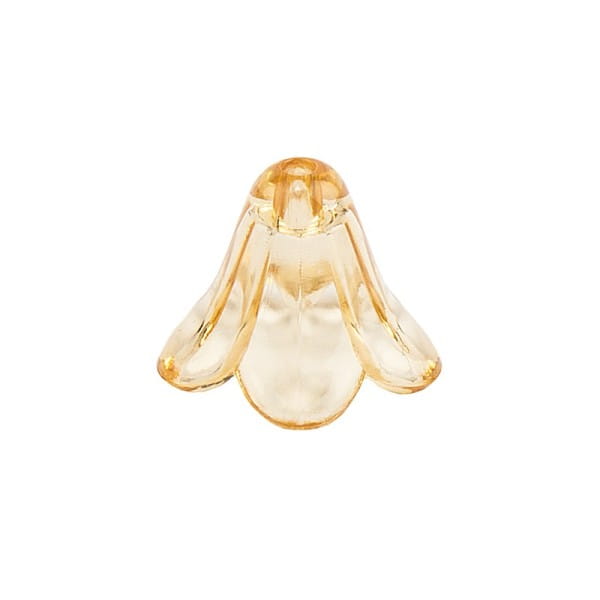 Blütenkelche, 1,3cm x 1,5cm, apricot, 15 Stück