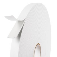 3-D Schaumklebeband, 12mm breit, 2mm hoch, 10m lang, weiß