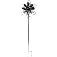 Windrad Design 3, Ø 29,5cm, Höhe 107cm, schwarz