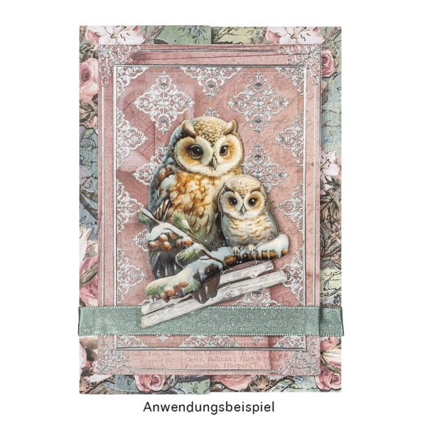 Premium-Transfers, Florare Bordüren & Ornamente, 10cm x 30cm, Silberfolie, 10 Bogen