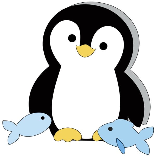 Design-Schablone Nr. 8 "Pinguin-Box", DIN A4