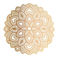XL-Laser-Ornamente, Zierdeckchen 2, verschiedene Farben, Ø 20cm, 10 Stück