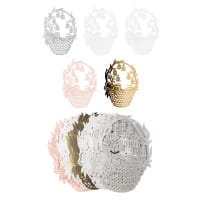 Laser-Kartenaufleger, Blumenkorb, 14,5cm x 10,7cm, 220 g/m², 5 Farben, 20 Stück