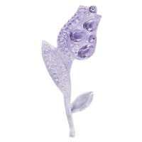 Kristallkunst, Tulpe, selbstklebend, 10cm x 30cm, flieder