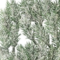 Deko-Tannenzweige, beschneit, 6,5cm lang, grün, 55 Stück