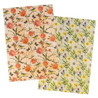 Reispapiere, Blüten 20, DIN A4, 30g/m², 2 verschiedene Designs