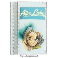 Stanzschablonen, Wünsche & Gratulationen 5, 2,1cm bis 8,1cm, 3 Stück