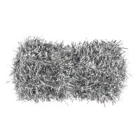 Lamettaband mit Draht, 3m lang, silber-metallic
