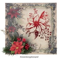 Gel-Klebetransfers & Metallic-Transferfolien, Winterschmuck, 10cm x 30cm, 10 Bogen