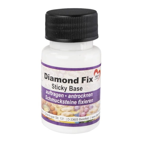 Diamond Fix, Sticky Base, auftragen, antrocknen, fixieren, 50ml