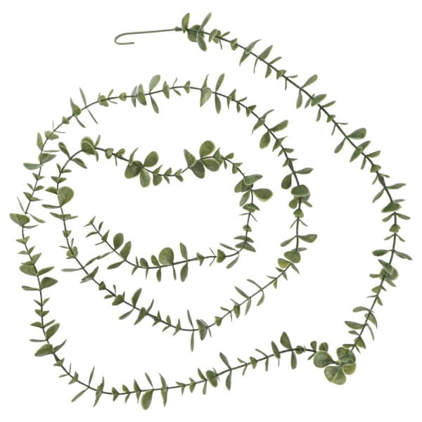 Eukalyptus-Girlanden, je 2,30m lang, grün, 5 Stück