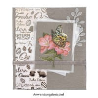 Deko-Karton, Unique, Ostern, DIN A4, 250 g/m², 4 Designs in 5 Farben, 20 Bogen