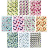 Motiv-Transparentpapiere Deluxe, Frühjahrsblumen, DIN A4, versch. Designs, geprägt, 10 Bogen