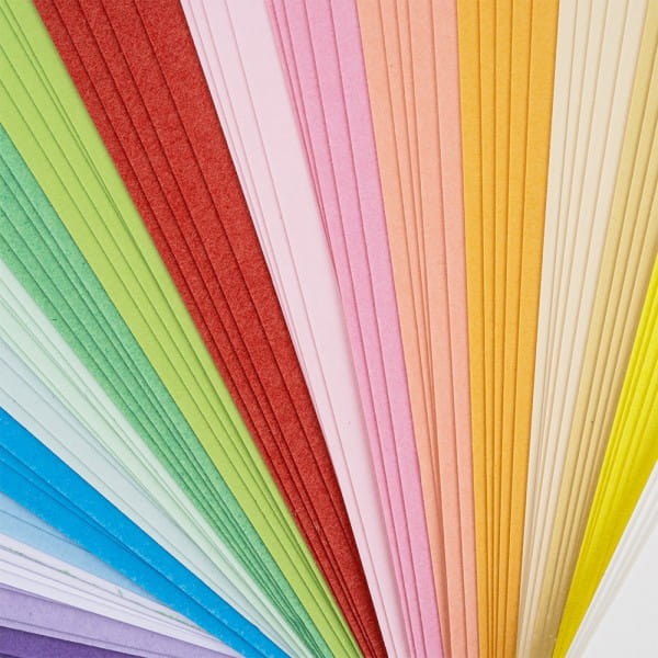 Tonkarton, DIN A4, 220g/m², pastell, verschiedene Farben, 100 Bogen