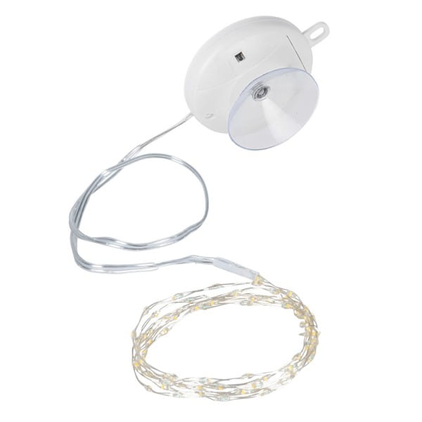 LED-Drahtlichterkette, zum Aufhängen, 50 LEDs in Warmweiß, mit Timer | Draht-Lichterketten | LED & Leucht-Deko | Deko- & Geschenkartikel