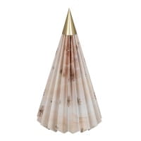 Magnet-Falt-Tanne, Design 2, Ø9,5cm, 17cm hoch, 180g/m², inkl. Tannenspitze