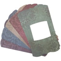 Aufstell-Grußkarten, Szenerie, 5 Farben, inkl. Umschläge, 20-teilig, 10 Stück