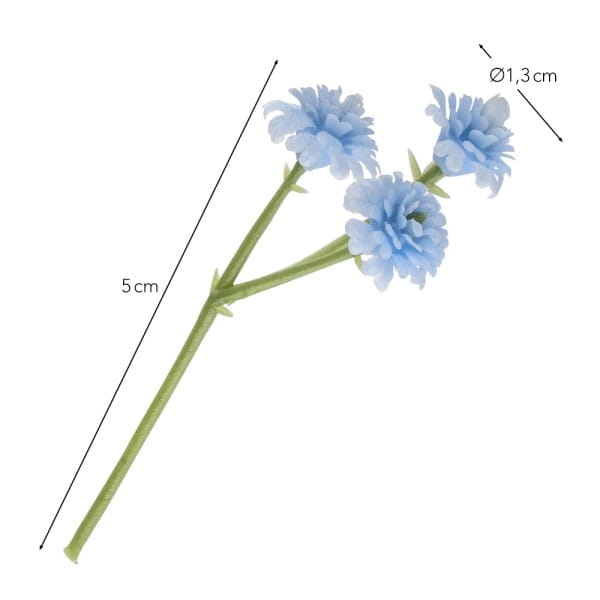 Deko-Blütenzweige, Schleierkraut, 5cm lang, 40g, blau