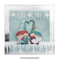 3-D Motive, Fröhliche Winter-Wichtel, 6,5-11cm, 10 Motive