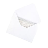 Laser-Grußkarten Mini, Lilie, 9,5cm x 7cm, versch. Farben, mit Umschlägen, 20 Stück