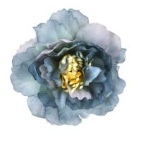 Deko-Blüten "Kamelie", Ø 6cm, blau, 10 Stück