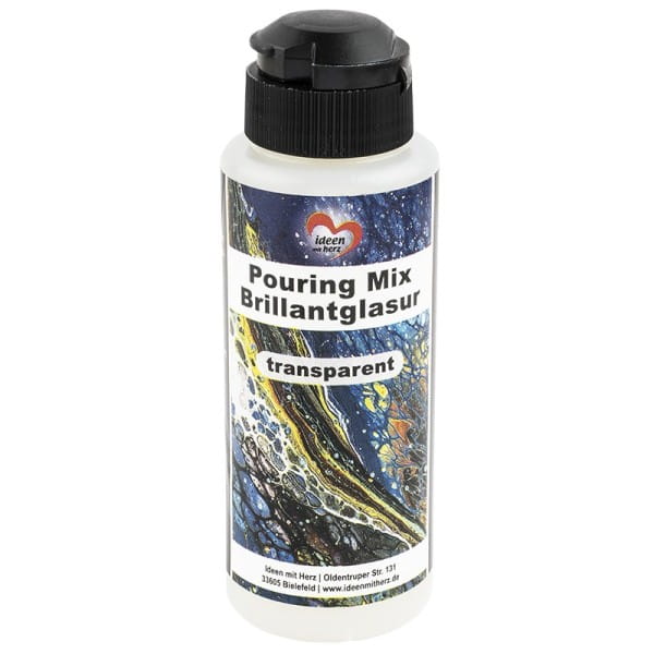 Pouring-Mix-Brillantglasur, transparent, 120ml