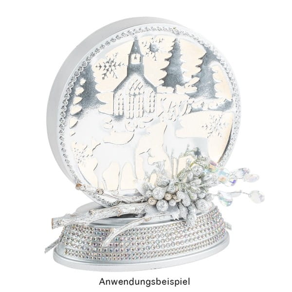 Stanzschablonen, Winterszene 2, 4 Stück