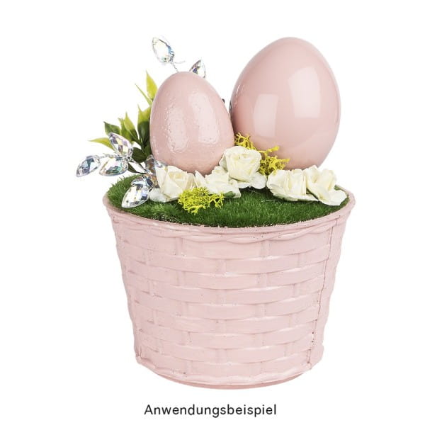 Styropor-Eier, 10cm hoch, Ø 7cm, 5 Stück