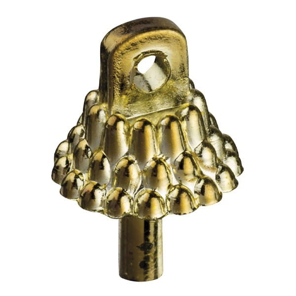 Deko-Anhänger/Ösen, ca. 20 x 14mm, gold, 10 Stück | Pailletten und Zubehör | Styropor | Bastelbedarf