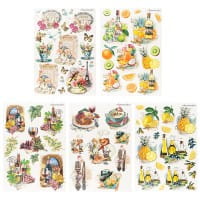 Aqua-Transfermotive, stilvoll Essen & Trinken, DIN A4, farbig, 5 Bogen