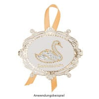 Strass-Ornamente, Sortierung 4, mehrfarbig, teilweise mit Veredelung, 5 Bogen