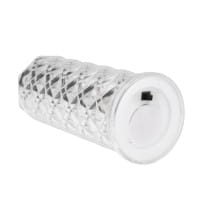 LED-Kerzen, Kristalloptik 1, transparent, 15,5cm hoch, 2 Stück